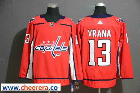 Jakub Vrana Washington Capitals red jersey