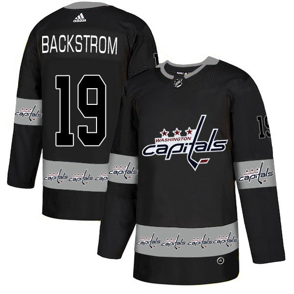 Nicklas Backstrom Washington Capitals black Fashion jersey