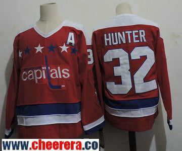 Dale Hunter Washington Capitals red All-Star jersey