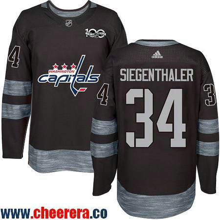 Jonas Siegenthaler Washington Capitals black jersey