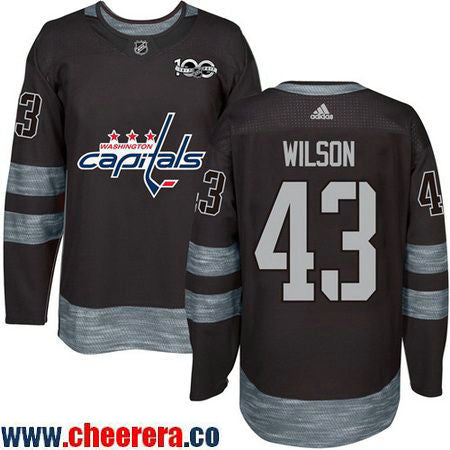 Tom Wilson Washington Capitals black jersey