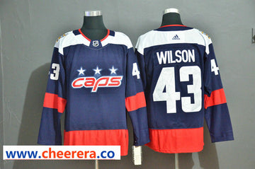 Tom Wilson Washington Capitals navy jersey