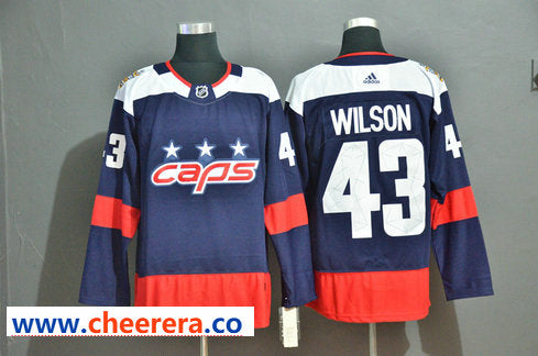 Tom Wilson Washington Capitals navy jersey