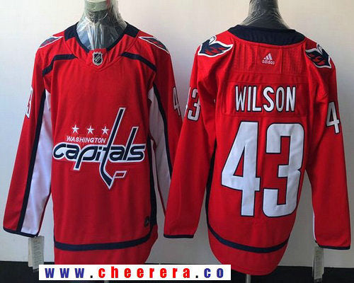 Tom Wilson Washington Capitals red Home jersey