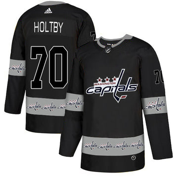 Braden Holtby Washington Capitals black Fashion jersey