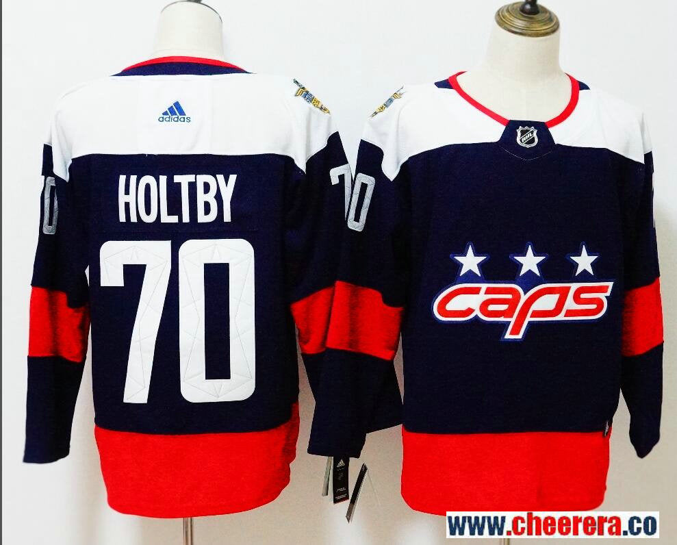 Braden Holtby Washington Capitals navy Stadium Series jersey