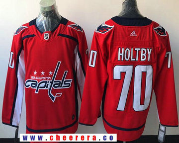 Braden Holtby Washington Capitals red Home jersey
