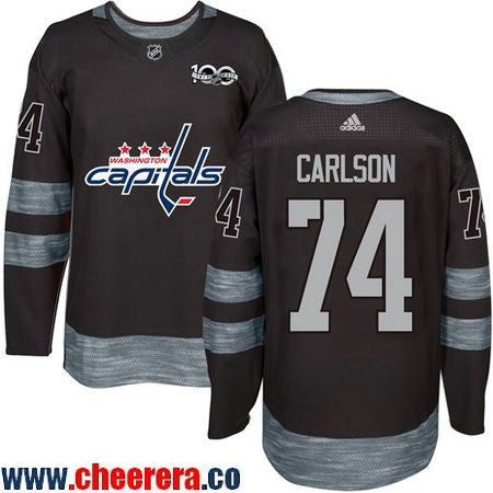John Carlson Washington Capitals black jersey