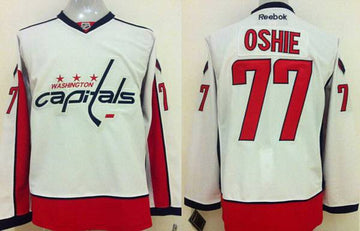 T.J. Oshie Washington Capitals white Away jersey
