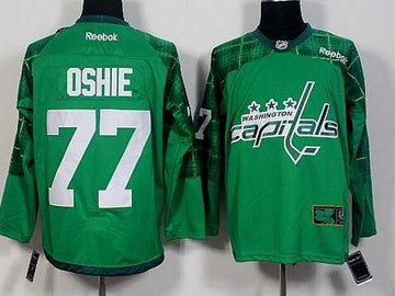 T.J. Oshie Washington Capitals green jersey