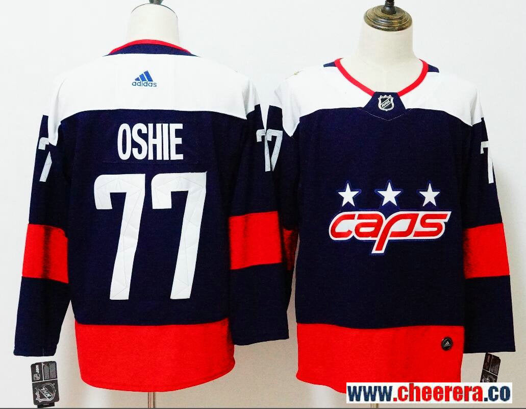 T.J. Oshie Washington Capitals navy Stadium Series jersey