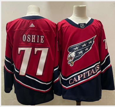 T.J. Oshie Washington Capitals red Retro jersey