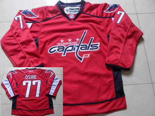 T.J. Oshie Washington Capitals red jersey