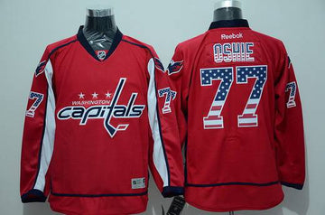 T.J. Oshie Reebok Washington Capitals red jersey