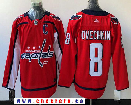 Alex Ovechkin Washington Capitals red Home jersey