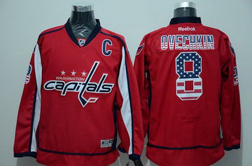 Alex Ovechkin Reebok Washington Capitals red jersey