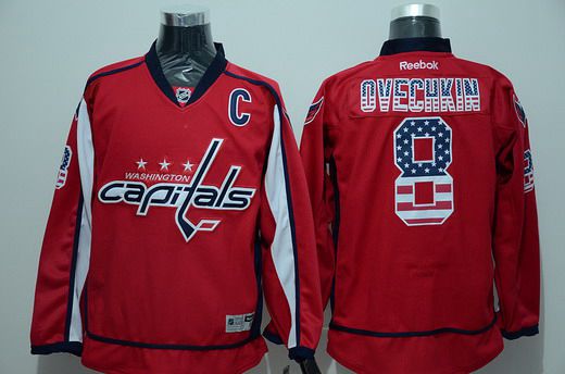 Alex Ovechkin Reebok Washington Capitals red jersey