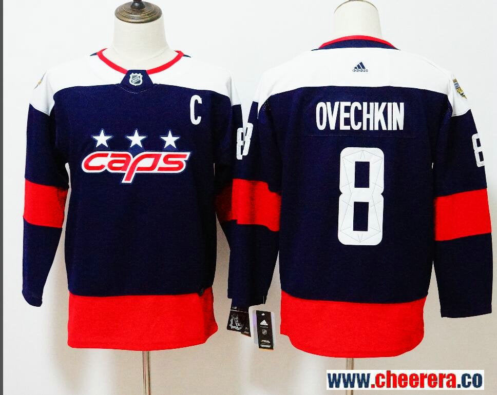 Alexander Ovechkin Washington Capitals navy Stadium Series jersey