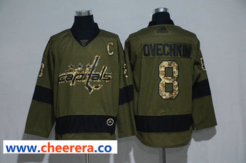 Alexander Ovechkin Washington Capitals olive jersey