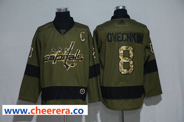 Alexander Ovechkin Washington Capitals olive jersey