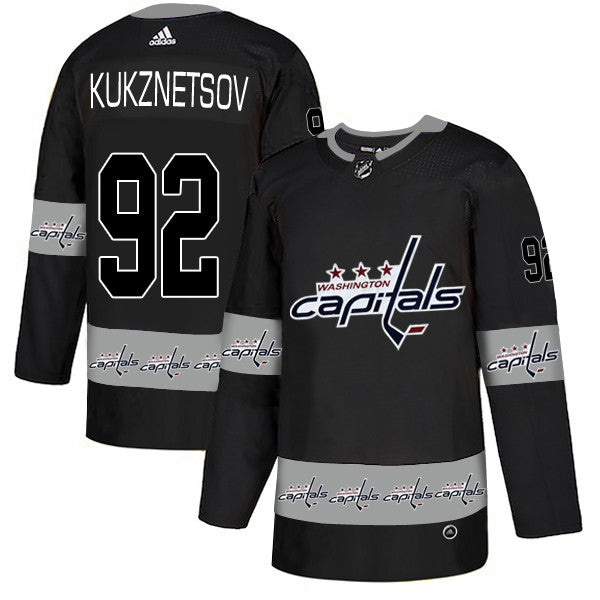 Evgeny Kukznetsov Washington Capitals black Fashion jersey