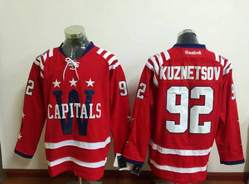 Evgeny Kuznetsov Washington Capitals red Winter Classic jersey
