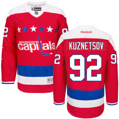 Evgeny Kuznetsov Washington Capitals red Alternate jersey