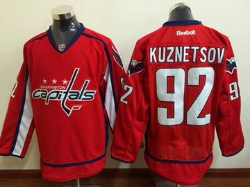 Evgeny Kuznetsov Washington Capitals red Home jersey