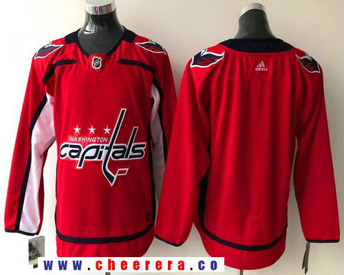 Custom Washington Capitals red Home jersey