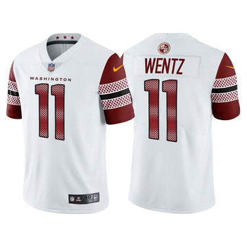 Carson Wentz Washington Commanders white Vapor jersey