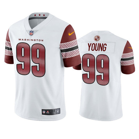 Chase Young Washington Commanders white Vapor jersey