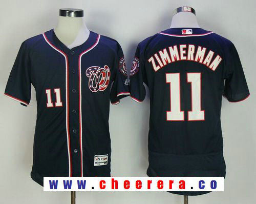 Ryan Zimmerman Washington Nationals navy jersey