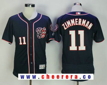 Ryan Zimmerman Washington Nationals navy jersey