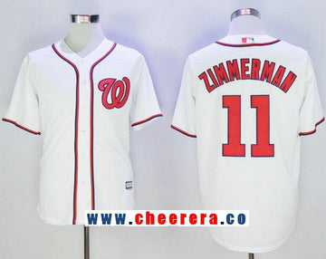 Ryan Zimmerman Washington Nationals white Home jersey