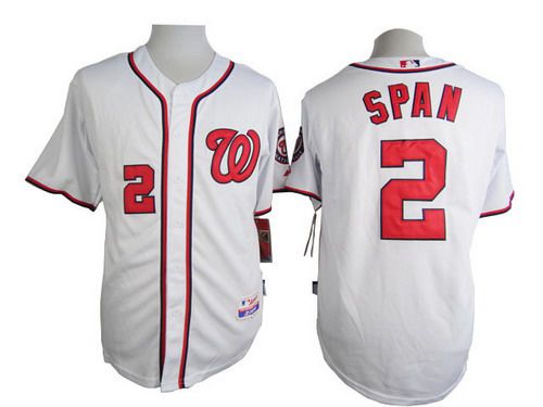 Denard Span Washington Nationals white jersey