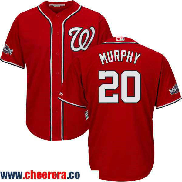 Daniel Murphy Washington Nationals red jersey