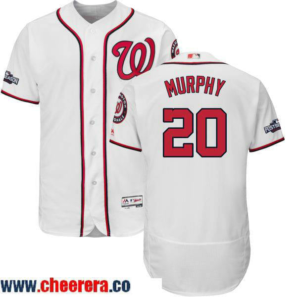 Daniel Murphy Washington Nationals white Home jersey