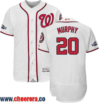 Daniel Murphy Washington Nationals white Home jersey