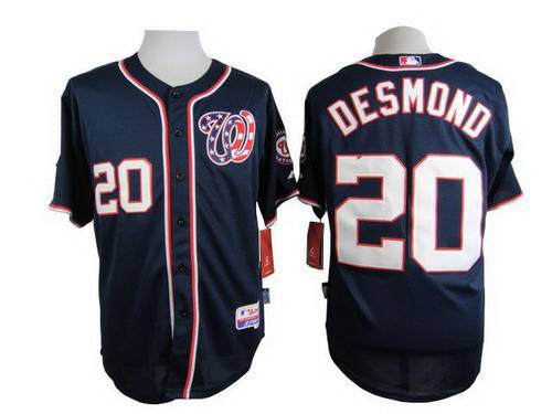 Ian Desmond Washington Nationals navy jersey