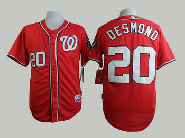 Ian Desmond Washington Nationals red jersey