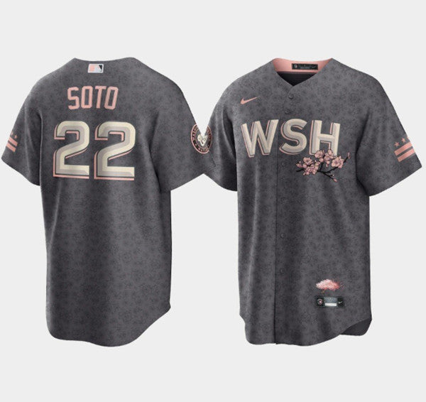 Juan Soto Washington Nationals gray City Connect jersey