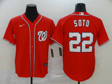 Juan Soto Washington Nationals red jersey
