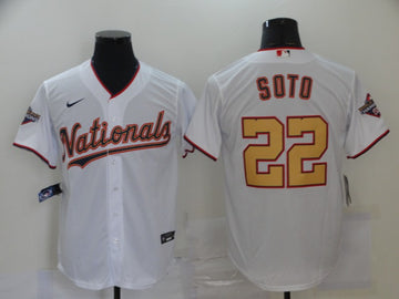 Juan Soto Washington Nationals white jersey