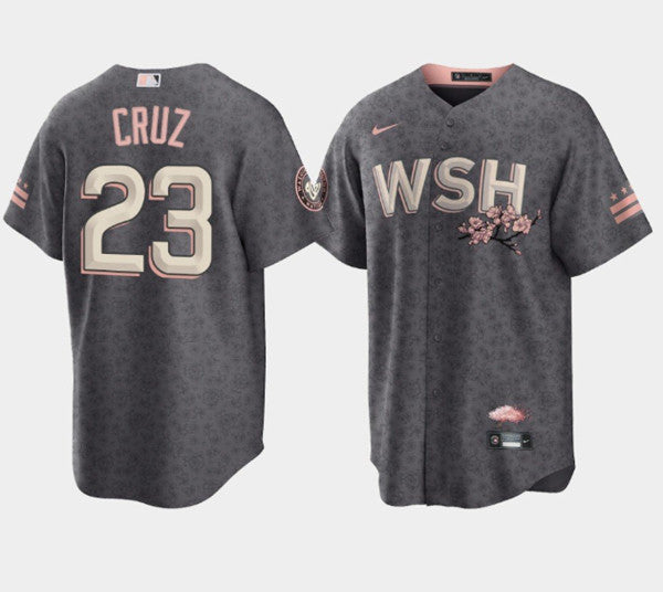Nelson Cruz Washington Nationals gray City Connect jersey