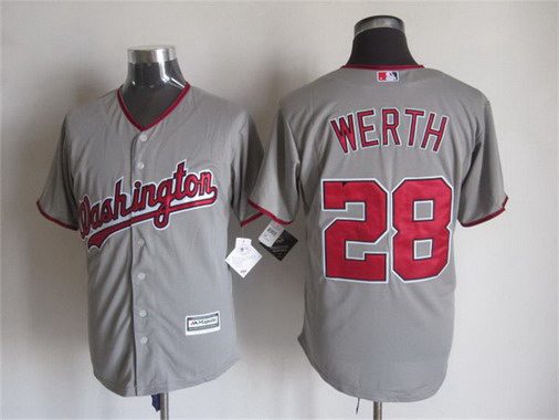 Jayson Werth Washington Nationals gray Away jersey