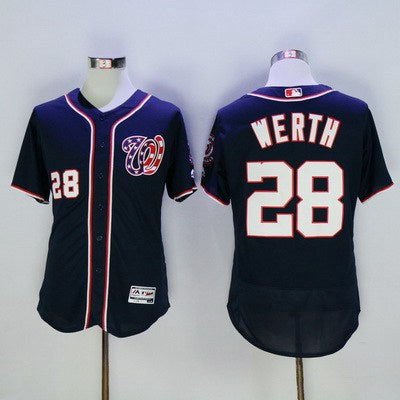 Jayson Werth Washington Nationals navy jersey