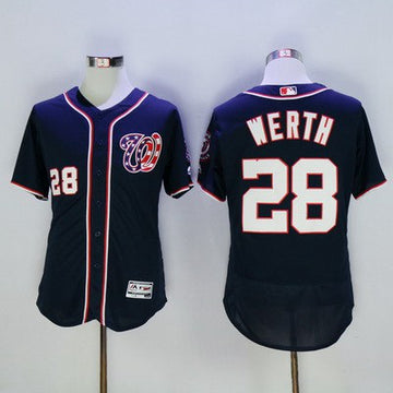 Jayson Werth Washington Nationals navy jersey