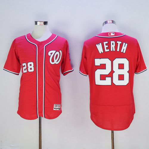 Jayson Werth Washington Nationals red jersey