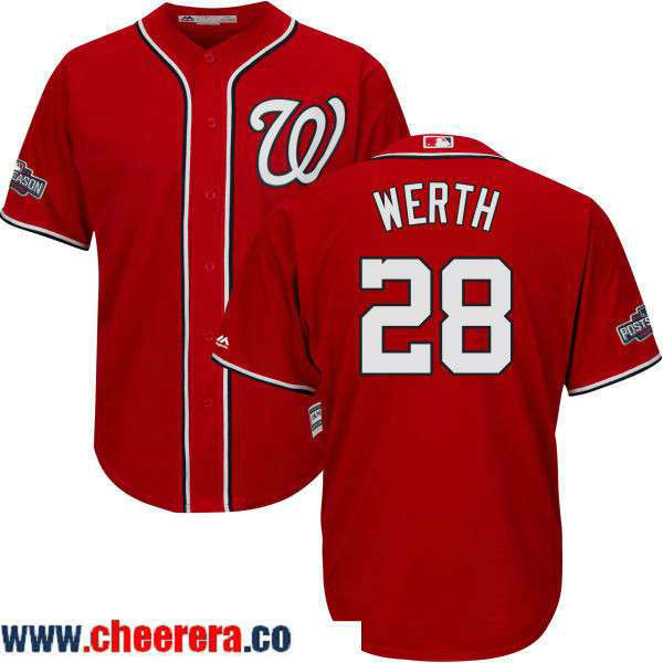 Jayson Werth Washington Nationals red jersey