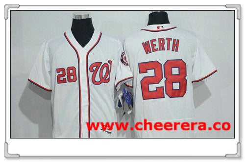 Jayson Werth Washington Nationals white Home jersey